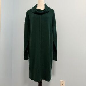Sundance SONJA CASHMERE‎ DRESS Evergreen Size L
